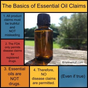 basics of essential oil claims